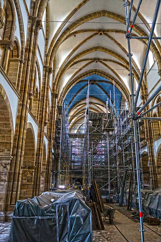 Der Umbau der Landauer Kirche