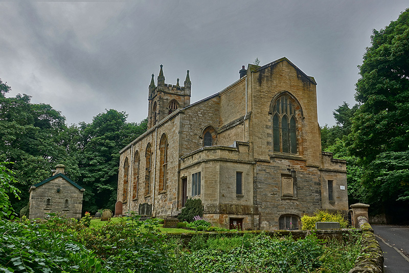 Gothische Kirche in Schottland.