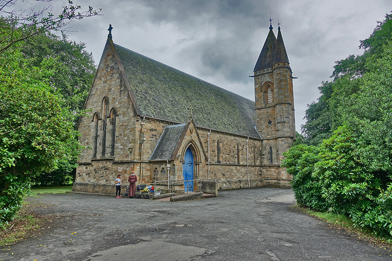 eine für Schottland typische Kirche