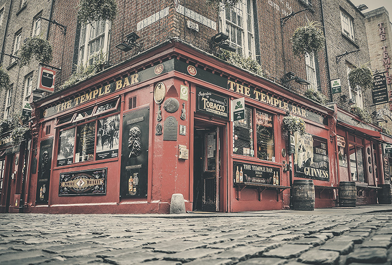 Einer von vielen Irish Pubs in den Städten.