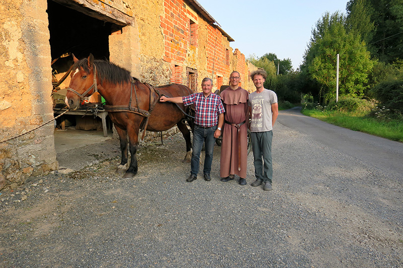 Unsere Gastgeber mit ihrem Pferd