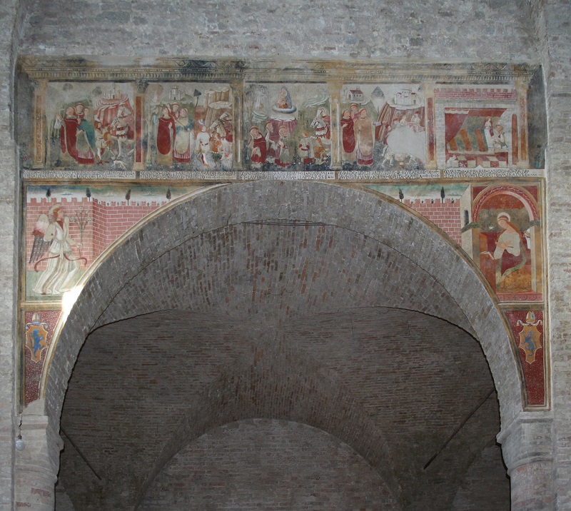 Die berühmte Wandmalerei in der Chiesa di Santa Maria di Propezzano